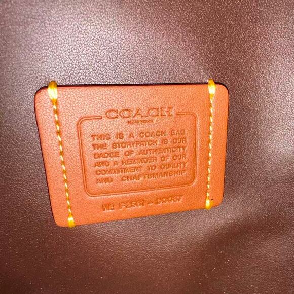 Coach Hadley Convertible Crossbody Bag With Cow Print And Tassel CCC87 New - Picture 10 of 10